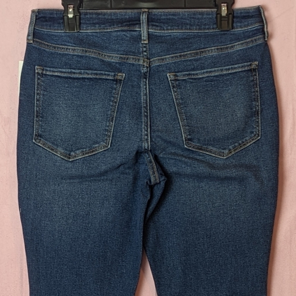 Old Navy High Rise Rockstar Super Skinny Split Hem Jeans size 12 Petite - Picture 5 of 8
